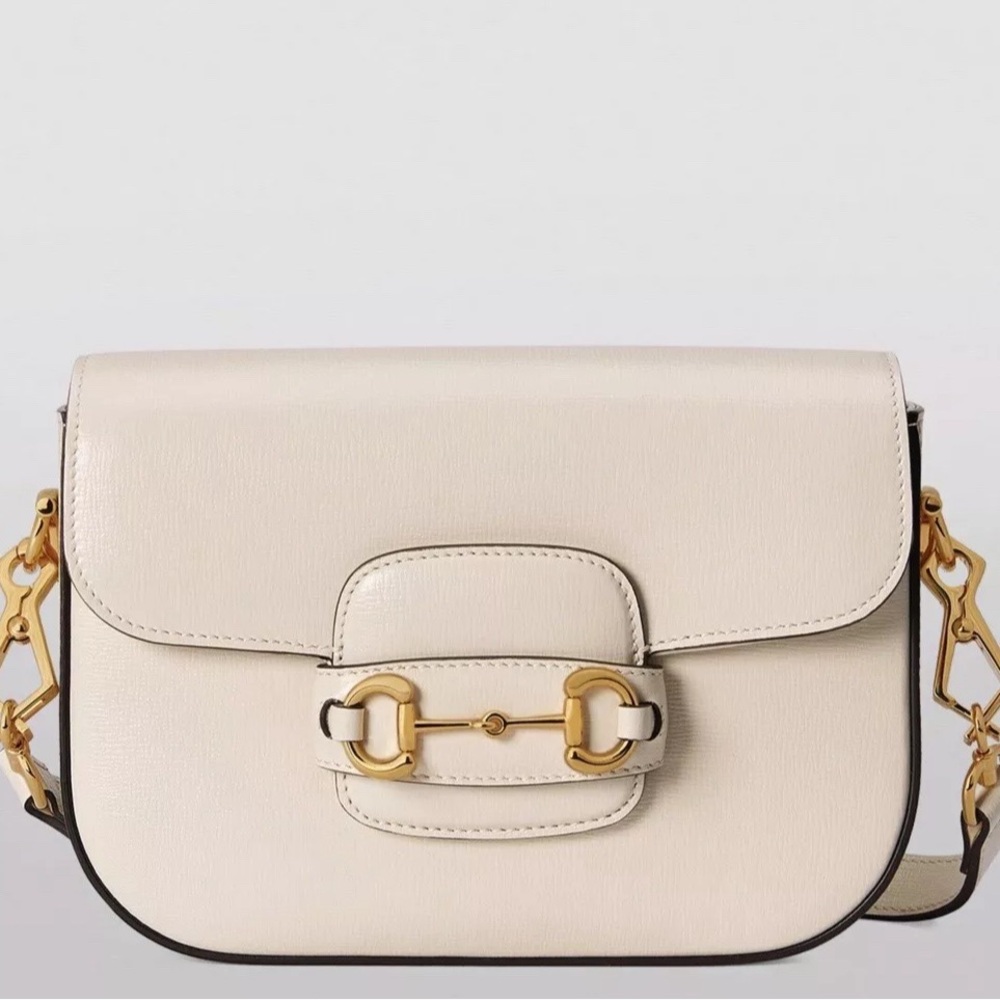 Gucci Mini 1955 Horsebit Bag - White